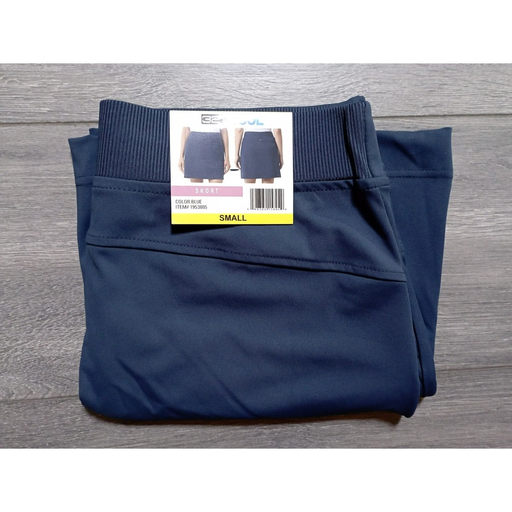 32 Degrees Cool Skort Womens Small Blue Athletic Skirt Zipper Pockets 1953805